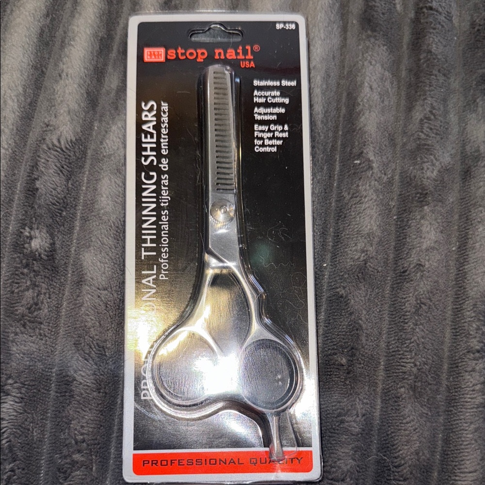 Stainless Steel Thinning Shears - Silver